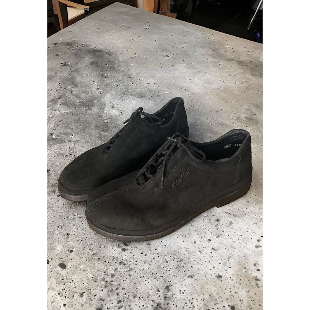 Rieker‎ Oxford Shoes Size 7 / 38  Black Low Top